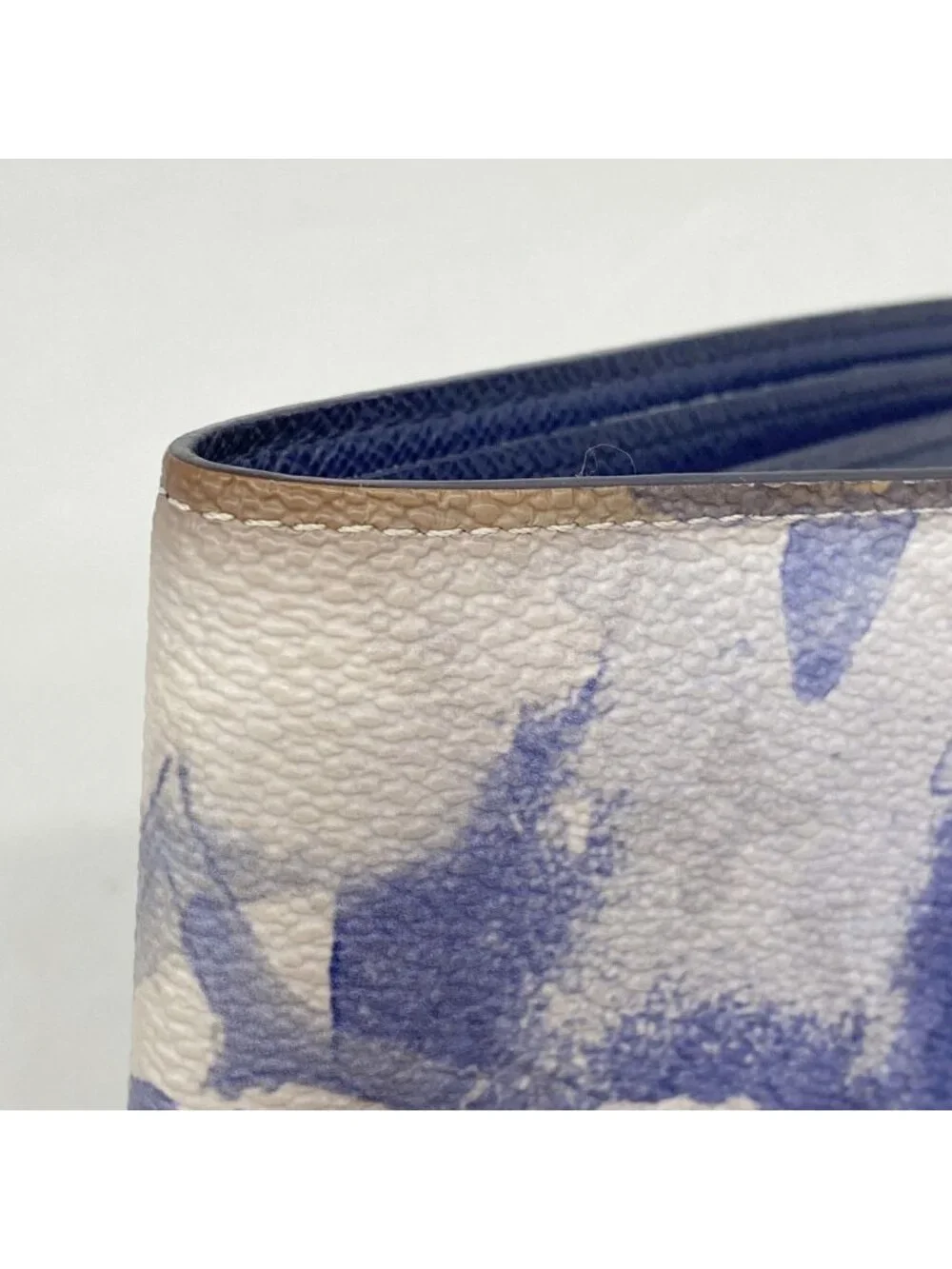 Louis Vuitton Billfold Monogram Water Color Portefeuille Multiple Blue Wallet